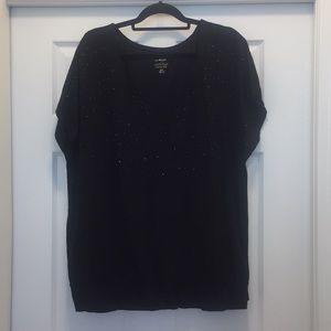 Last Chance! Lane Bryant shirt-sleeve studded tee